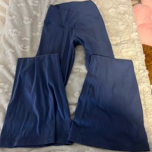 aerie cross over flare leggings